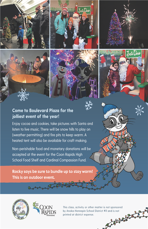 Coon Rapids Free Family Winter Event pg 2